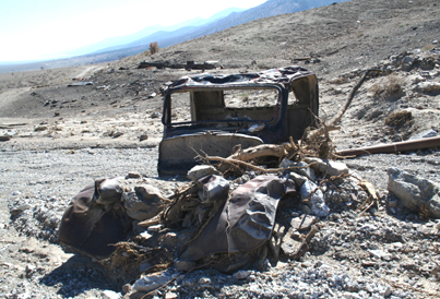 was this car complete and sitting up the canyon?