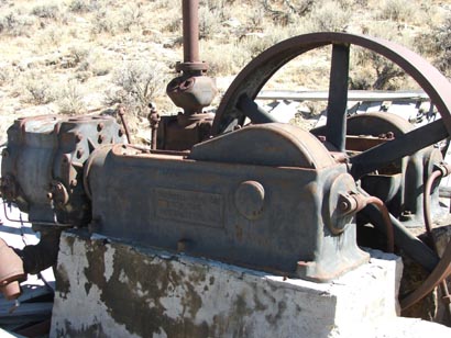 compressed air operated the drills in the mine