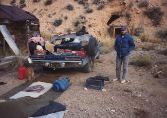 we camped by the mine entrance